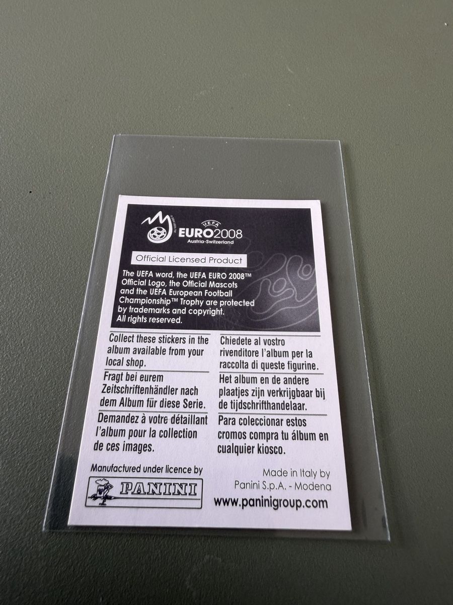 Panini Carte collezionabili: Buffon Panini EM 2008 avec défaut (rare) – Usato da Treyvaux venduto da goali1fcea 1