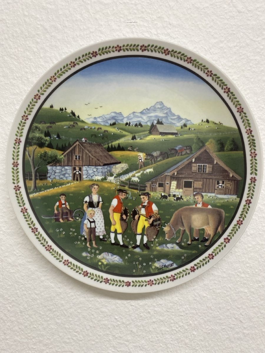 Piatti: Langenthal Sammelteller "Schellenschötte", 1988. – Nuovo (secondo la descrizione) da Rubigen venduto da Mukuru