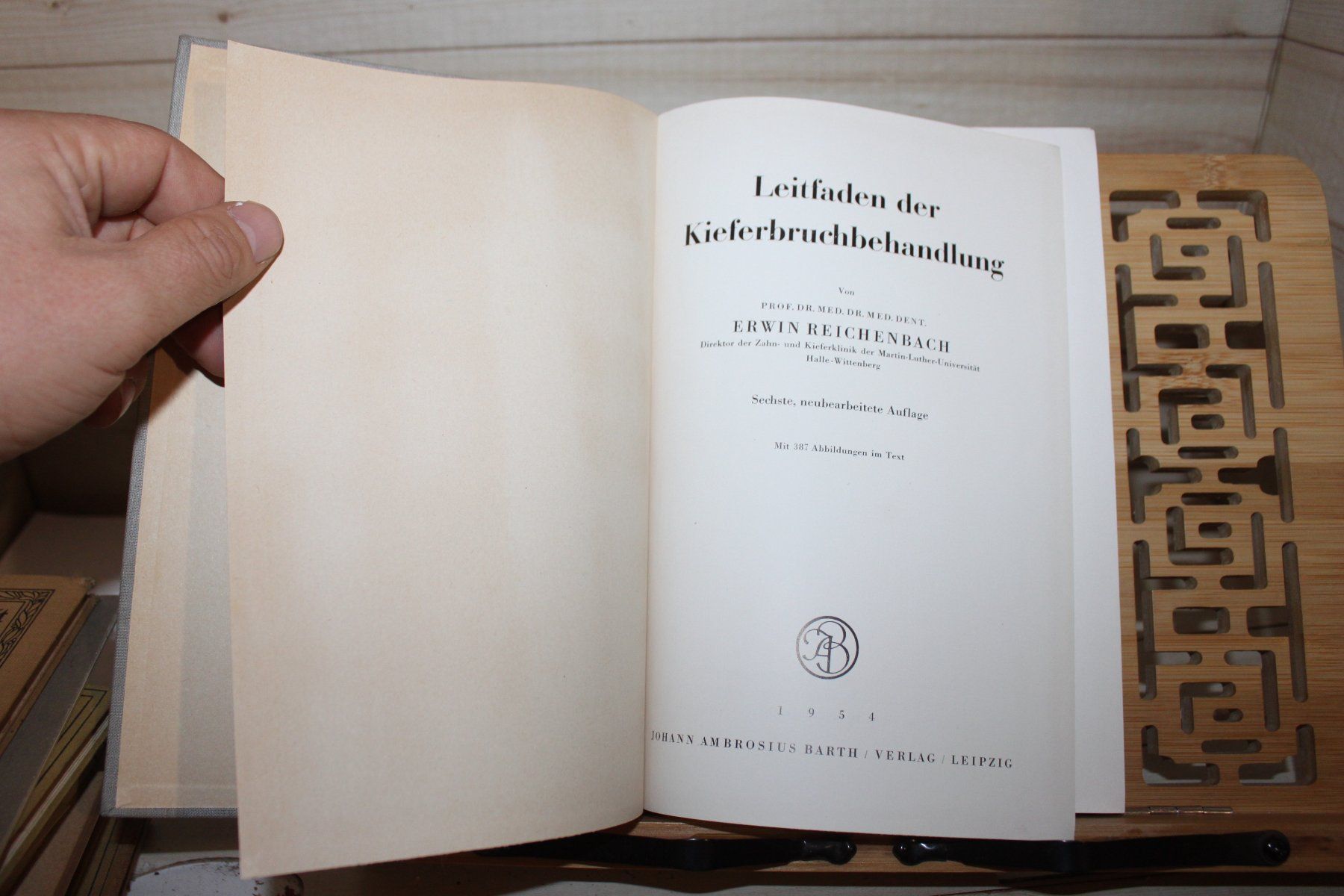 Libri: Leitfaden der Kieferbruchbehandlung-Erwin Reichenbach – Usato da Hilgert venduto da Kerrys-Zubehoershop 1