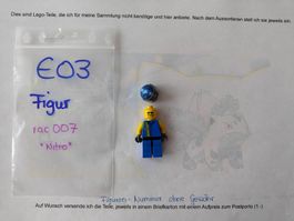 Legofigurenteile rac007	 Racer Driver, Nitro   /E03
