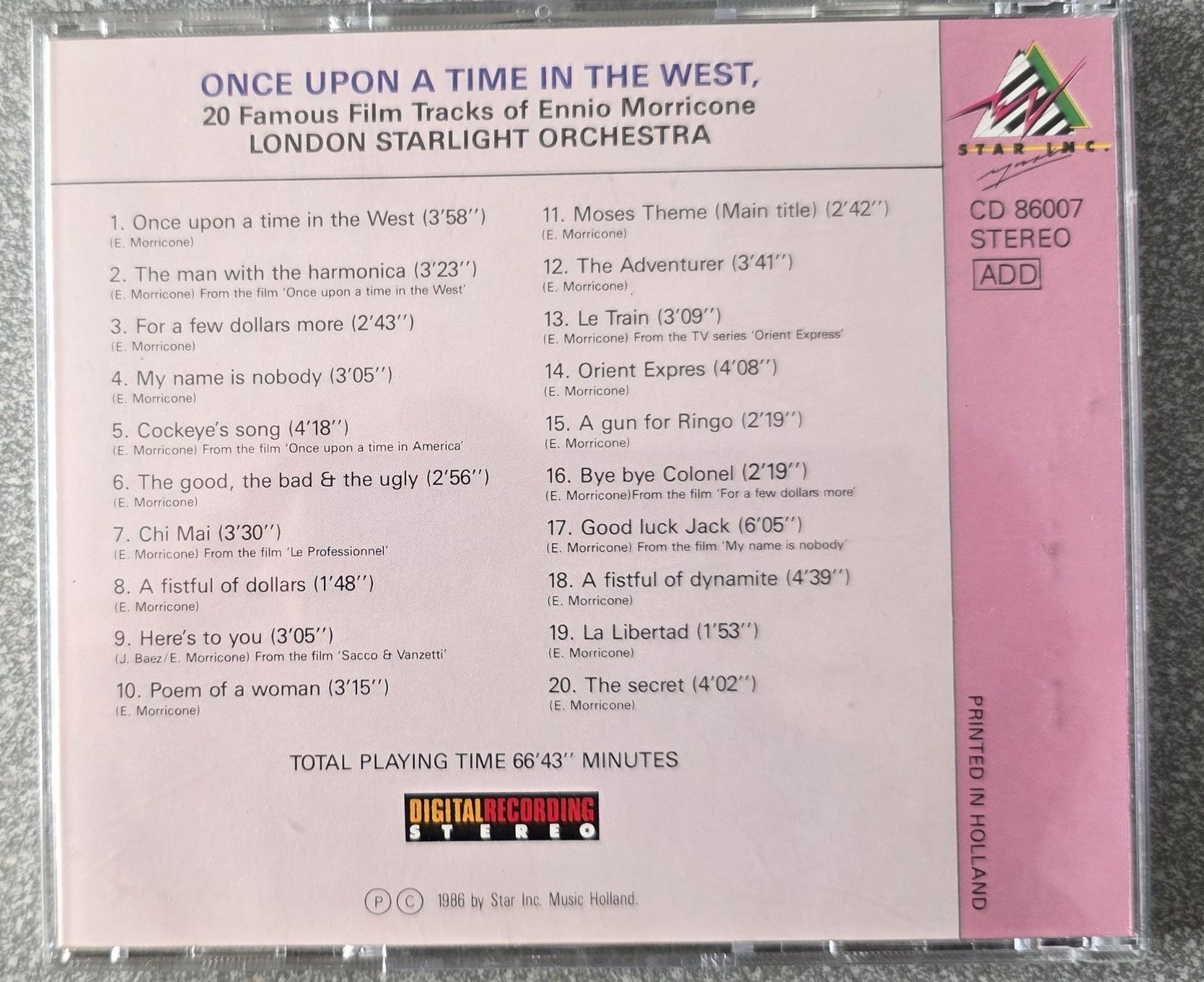 CD: Once Upon A Time - Original Motion Picture Soundtrack CD – Usato da Oetwil am See venduto da fineli2 1