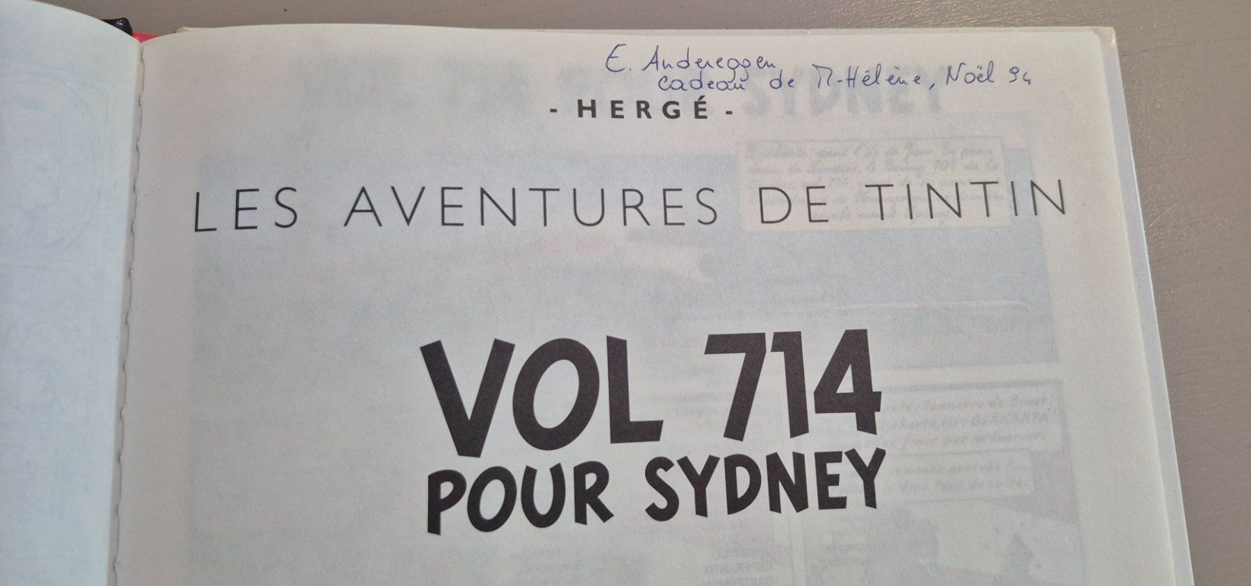 Fumetti: Tintin - Vol 714 pour Sydney – Usato da Grand-Lancy venduto da loi_599y 6