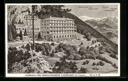 Cademario bei Lugano, Kurhaus und Erholu