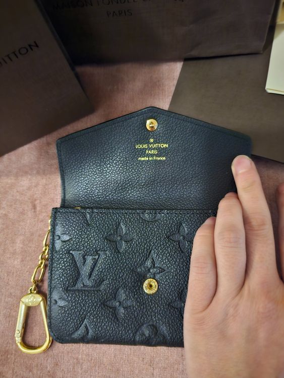 Louis Vuitton NEUWERTIG Monogram Pochette Noir Portemonnaie