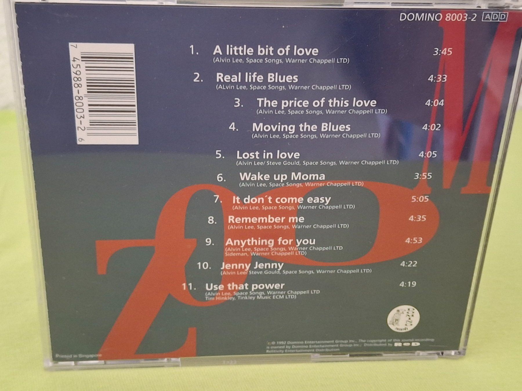 CDs: CD Alvin Lee - Zoom – Gebraucht aus Aarberg von Jackup1 1