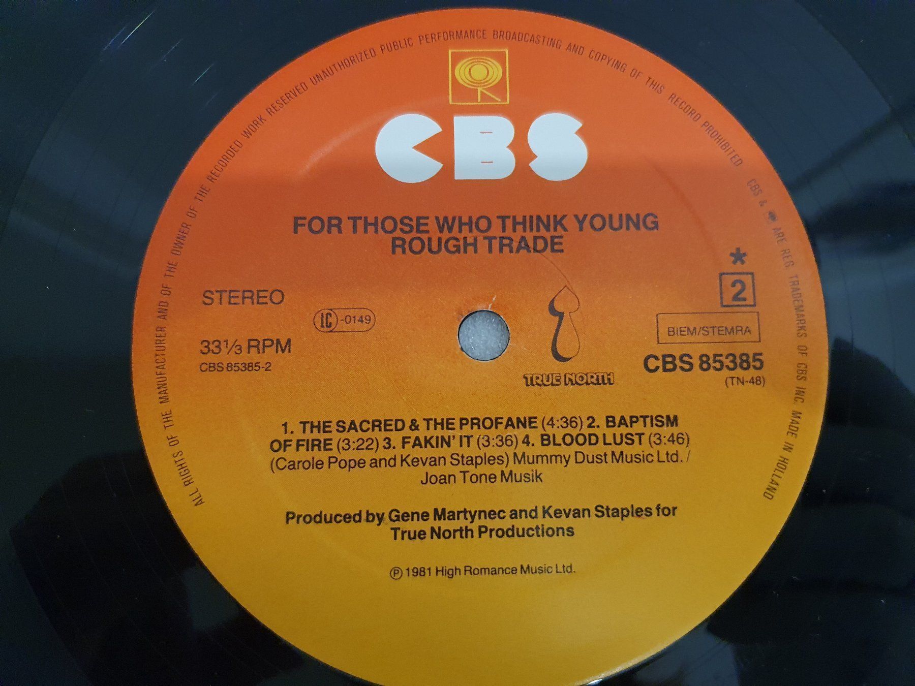 Vinyles: Rough Trade - For Those Who Think Young – D'occasion à Uster par Vinyl-Leidenschaft 7