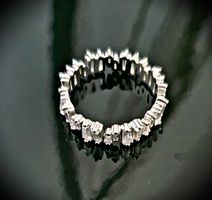 Wunderschöner Damenring mit, Zirkonia 925 Sterling Silber