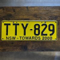 🇦🇺 Australien - New South Wales TTY-829 - Autoschild 🇦🇺