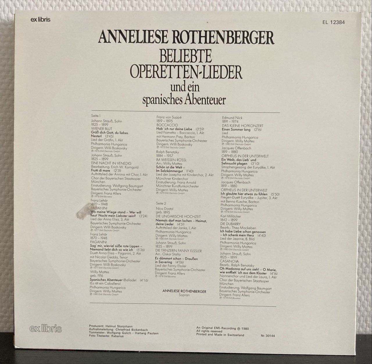 Dischi in vinile: x – Nuovo (secondo la descrizione) da Wettingen venduto da 12.Zoll.Vinyl 1