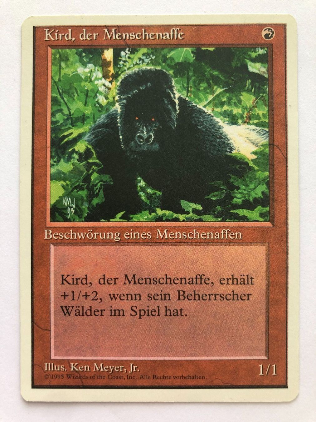 Cartoline: MTG - Kird, der Menschenaffe – Usato da Zürich venduto da T_H_O_M_A_S