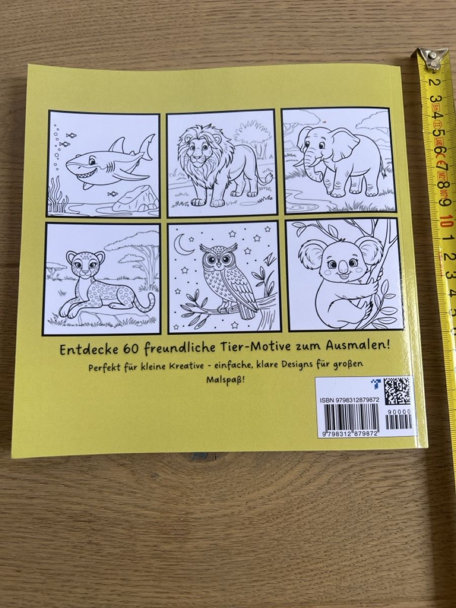 Bücher: Neu: Malbuch "Meine Tierfreunde" ab 5 Jahren – Neu (gemäss Beschreibung) aus Oensingen von katepe 1