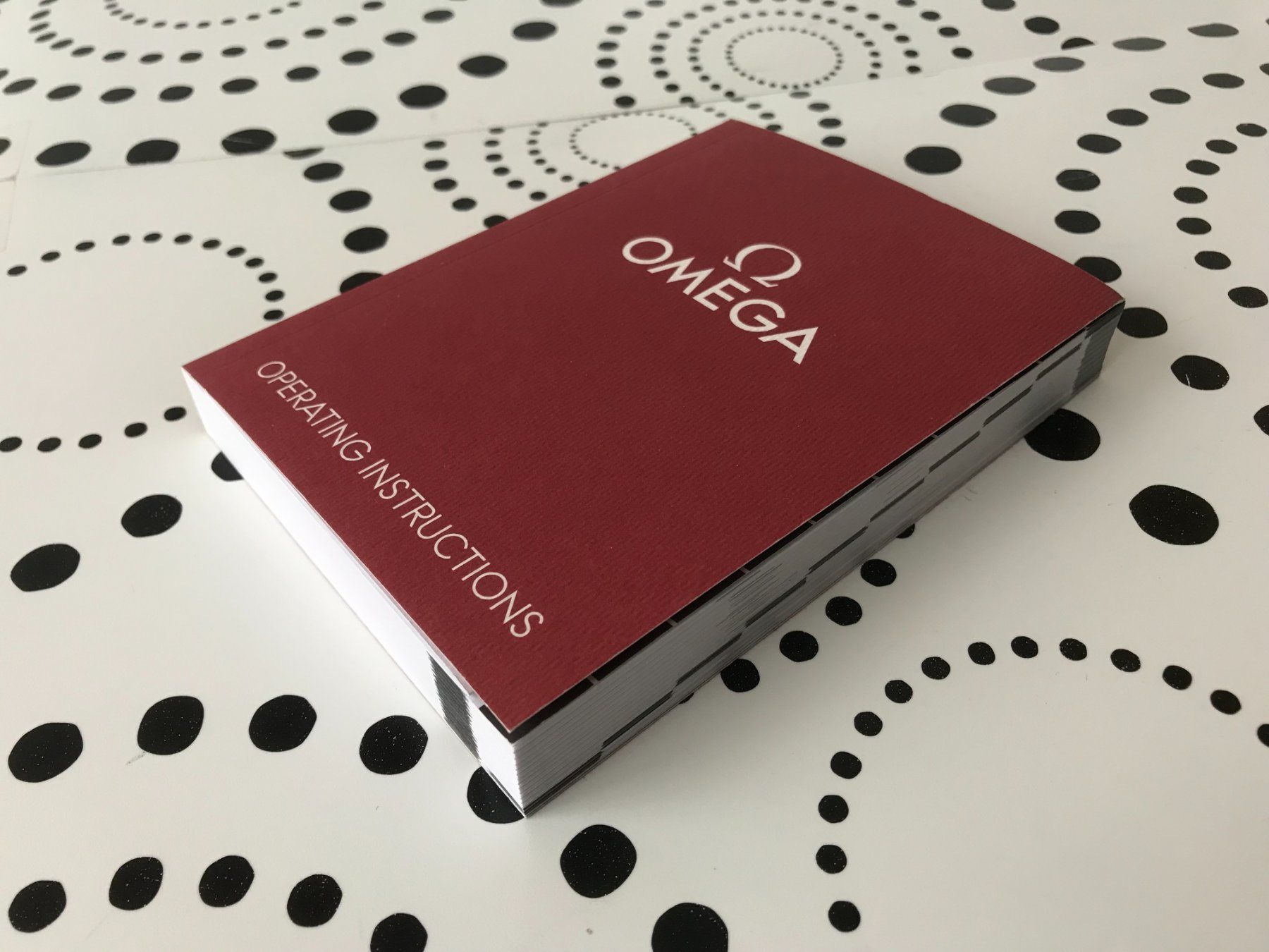 Dokumente: OMEGA ORIGINAL - OPERATING INSTRUCTIONS - EDITION 01/2022 ! – Gebraucht aus Epalinges von dream-watch 1