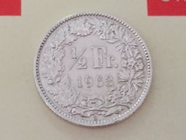 1/2 Franken 1963 -vz