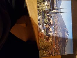 Alte Postkarte von Luzern mit Pilatus