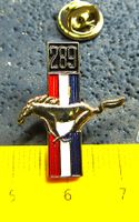 FORD MUSTANG 289 "RUNNING HORSE/PNY" PIN GEPRÄGT SILBRIG§§§§