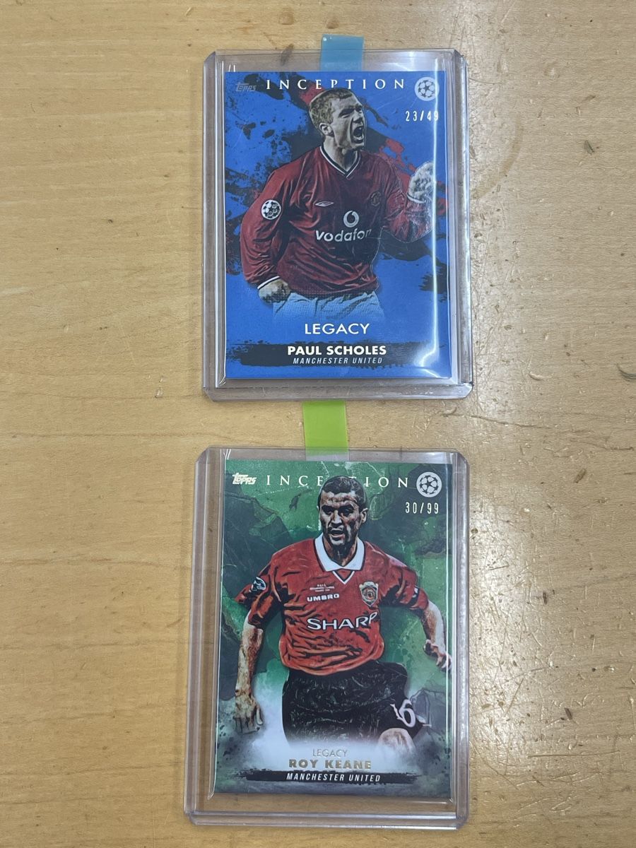 Topps Carte collezionabili: Topps Inception Man U Lot Scholes Keane – Usato da Nürensdorf venduto da Mulderi9 1