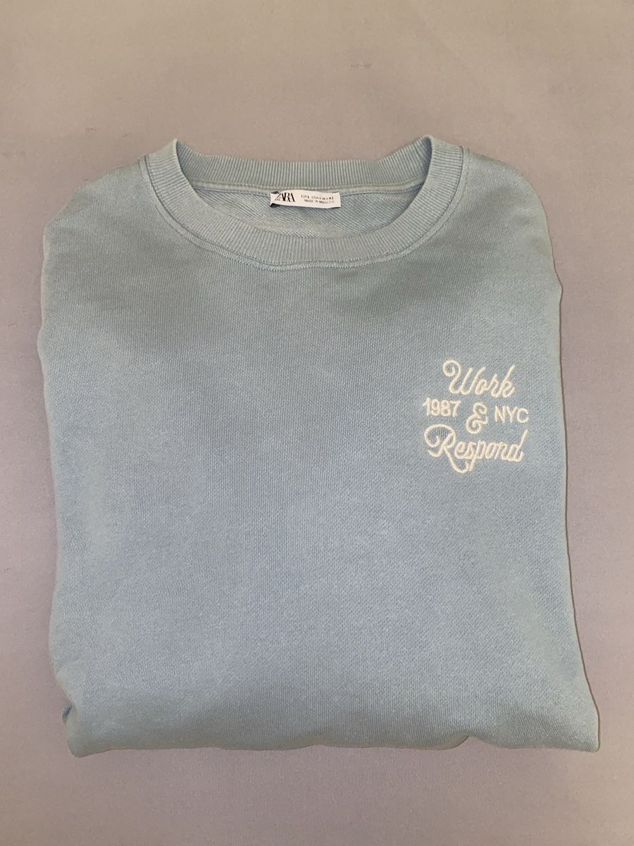Zara Pulls & Sweat-shirts: Zara Pullover mit Aufdruck – D'occasion à Lippoldswilen par duk_xcr9 2