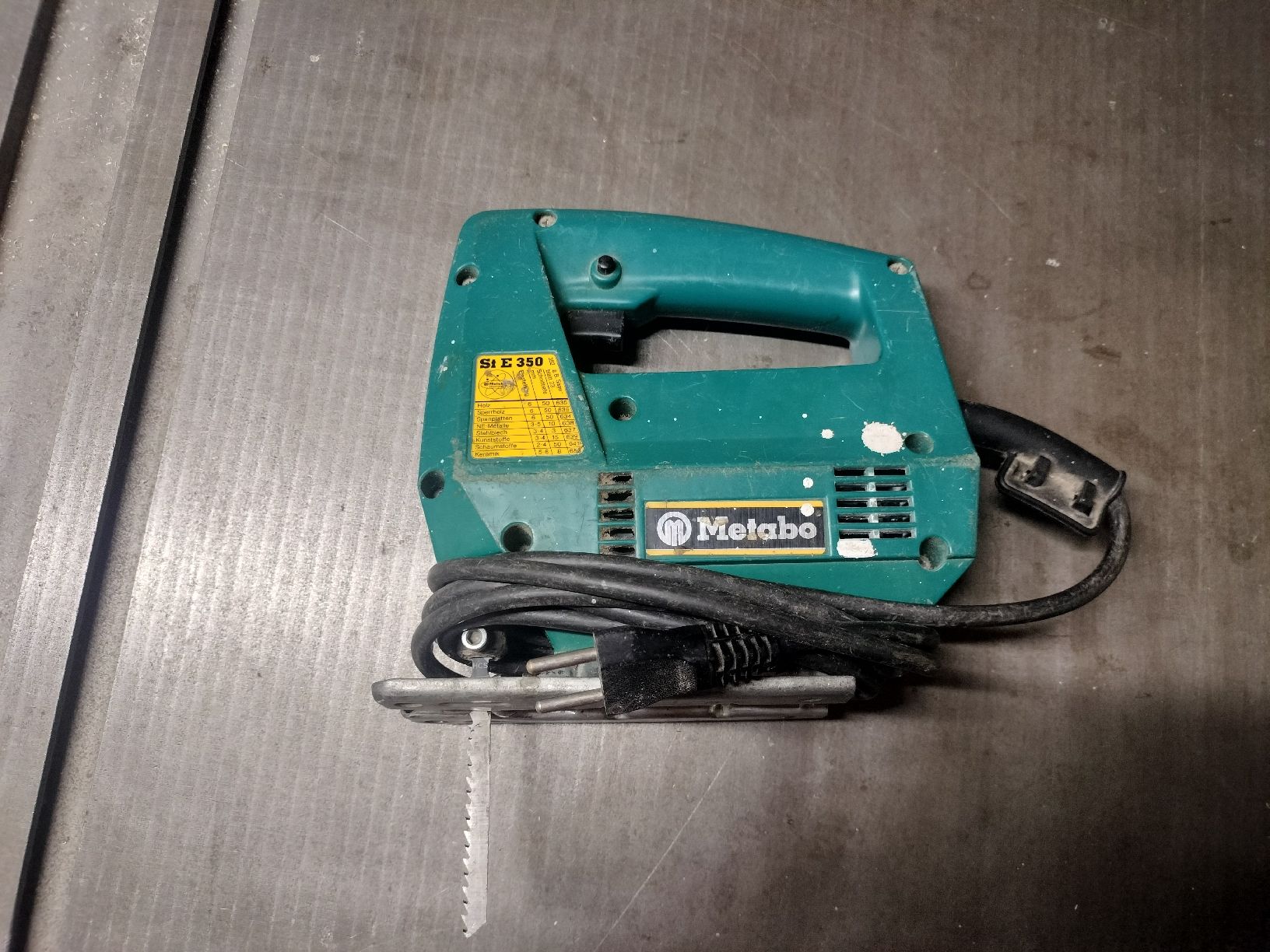 Metabo Scies: Stichsäge Metabo St E 350 gebraucht – Défectueux à Oey par luc_v2bd 4