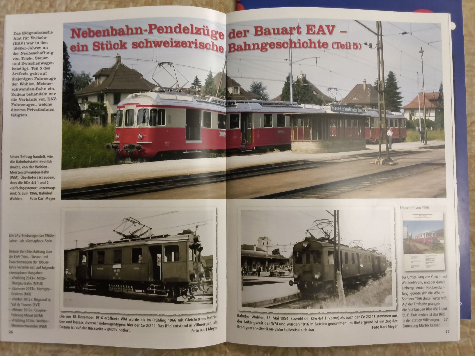 Riviste & Magazine: 2er Set Eisenbahn-Hefte Semaphor 2014 Frühling/Sommer – Usato da Hallau venduto da histoiremerveilleuse 8