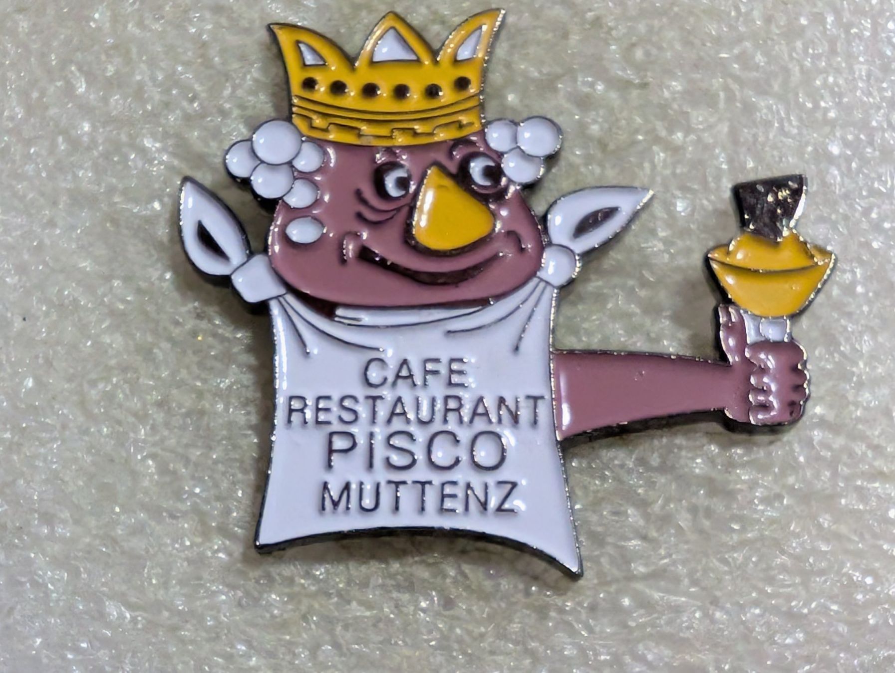 Placchette & Badge: Ansteckpin 125: Restaurant Pisco Muttenz – Usato da Oppligen venduto da Pin-Fall-Shop
