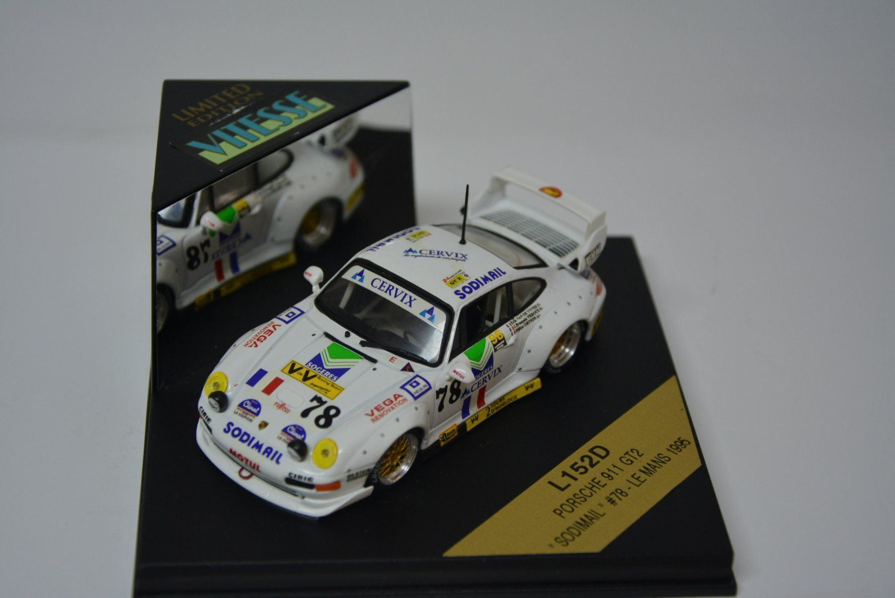 Porsche Modellini d'auto: Porsche 911 GT2 ,  Le Mans 1995 , 1:43 – Nuovo (secondo la descrizione) da Goldach venduto da Feivel9 1