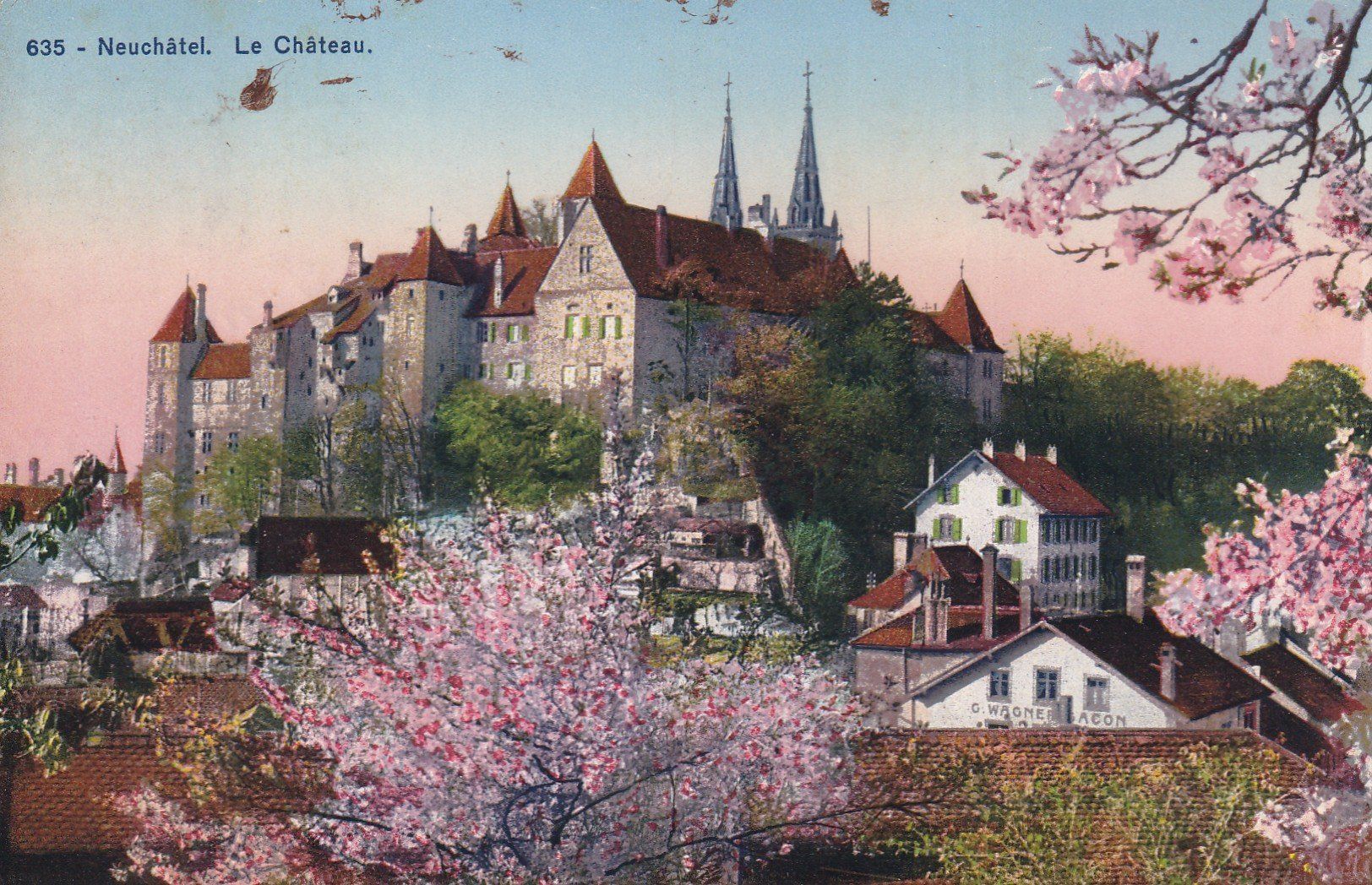 Cartoline postali: Neuchâtel Le Château  1936 – Usato da Cormoret venduto da Pascalll2001