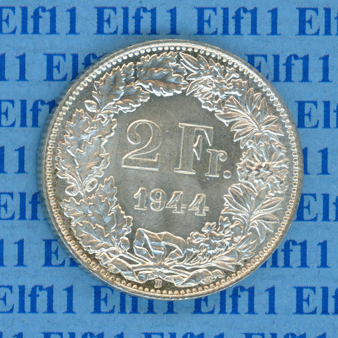 Tutti le monete: CHF___2.00 1944 -stgl 2 Franken – Usato da Widnau venduto da Elf11