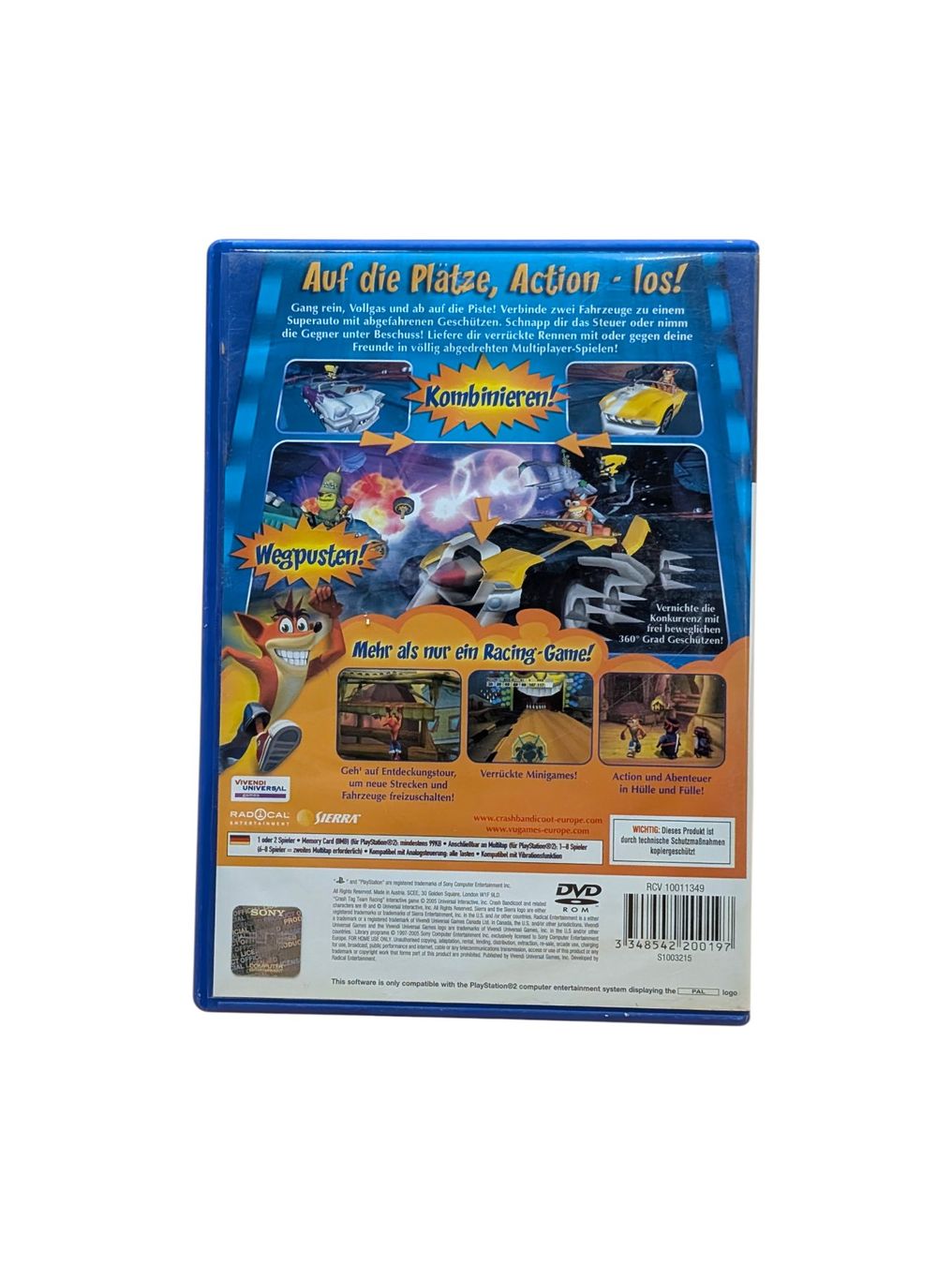 Sony Giochi: Crash Tag Team Racing PlayStation 2 (PS2) – Usato da Domat/Ems venduto da IsseldorsShop 1