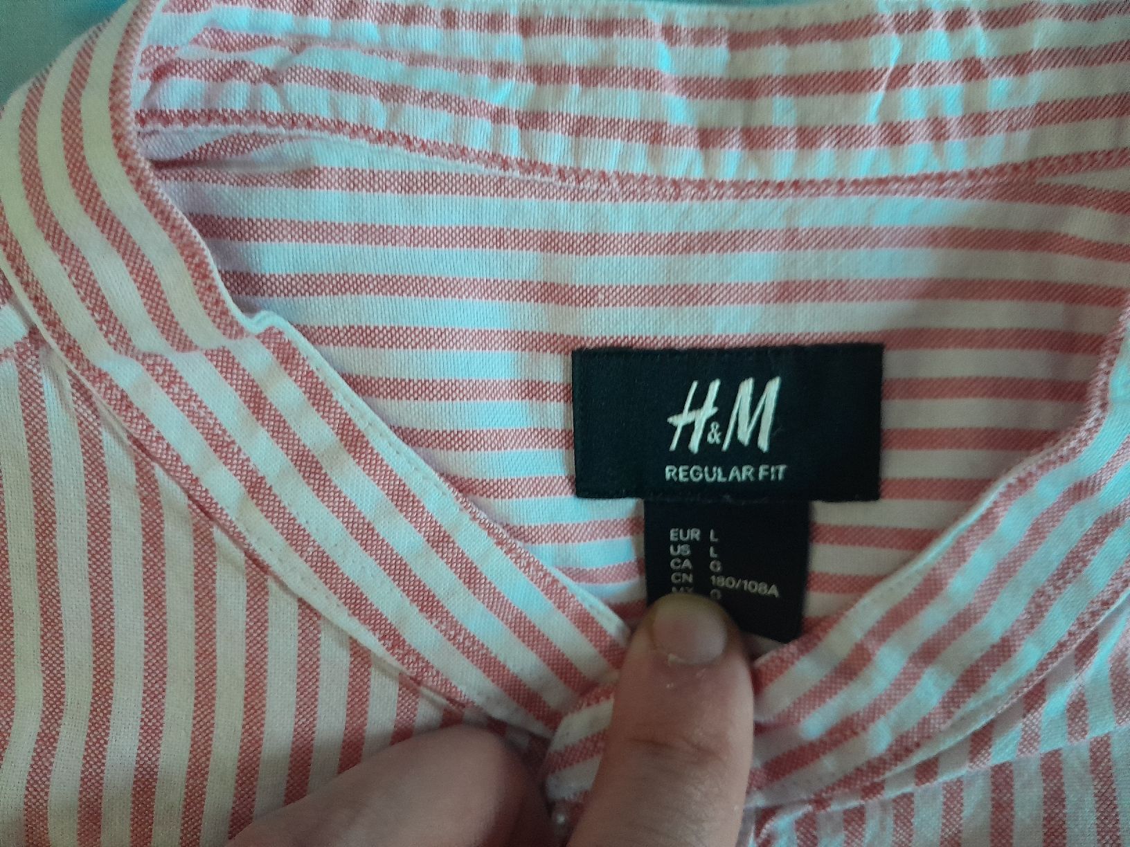 H&M Camicie: chemise H&M col mao, taille L – Usato da Genève venduto da ang_fd8z 2