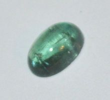 Edelstein L-7882– Paraiba Turmalin Cabochon 6x4mm 0,60 Karat