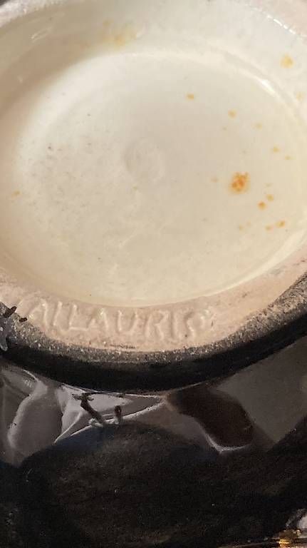 Vasi & Recipienti: Vase artisanal signé "Vallauris" – Usato da Bex venduto da IdaComina 4
