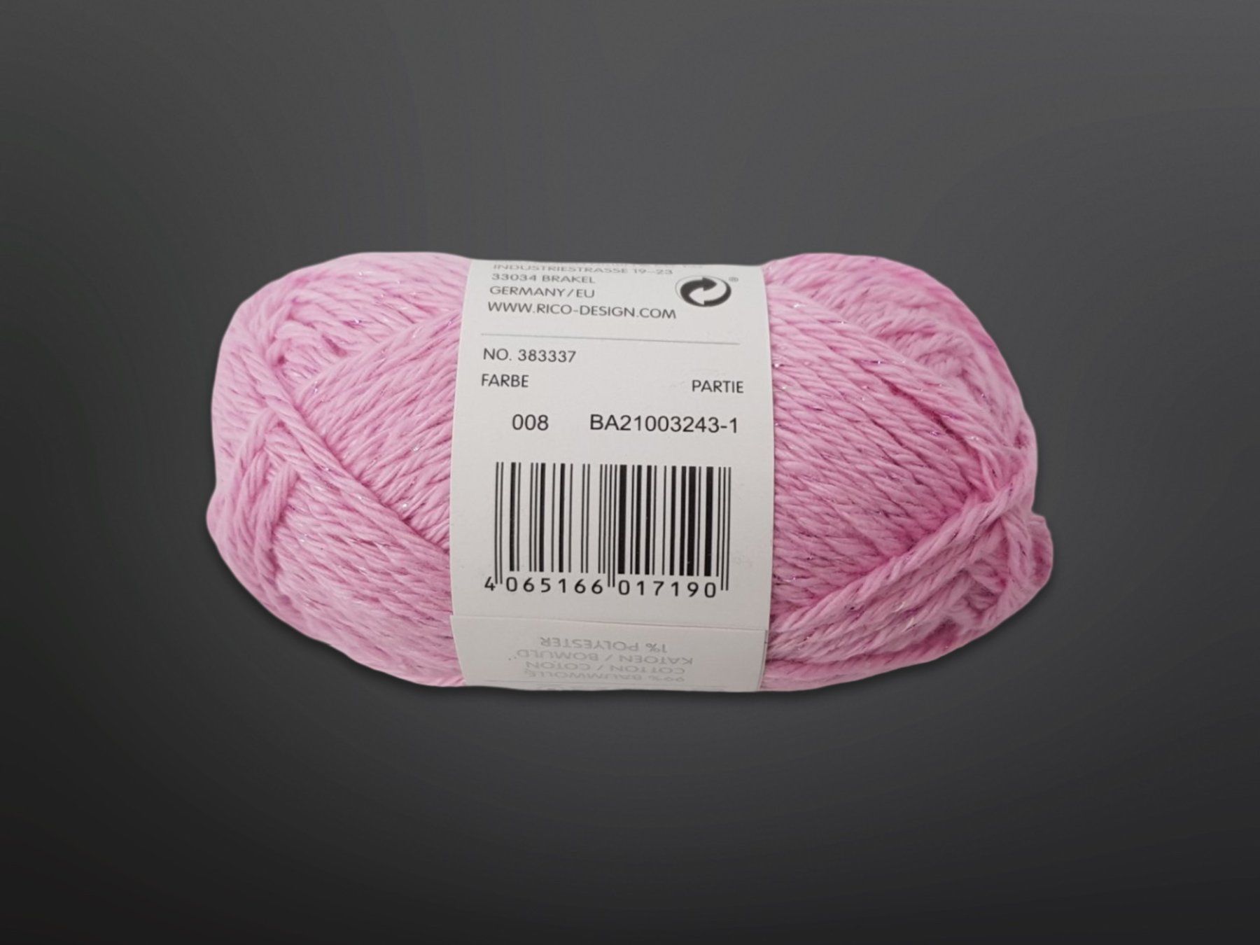Lana: RICO DESIGN glänzendes Garn Pink 6 Stk. – Nuovo (secondo la descrizione) da Suhr venduto da Restwert_Suhr 3