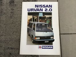 Nissan Urvan 2.0 Faltprospekt 6 Seiten