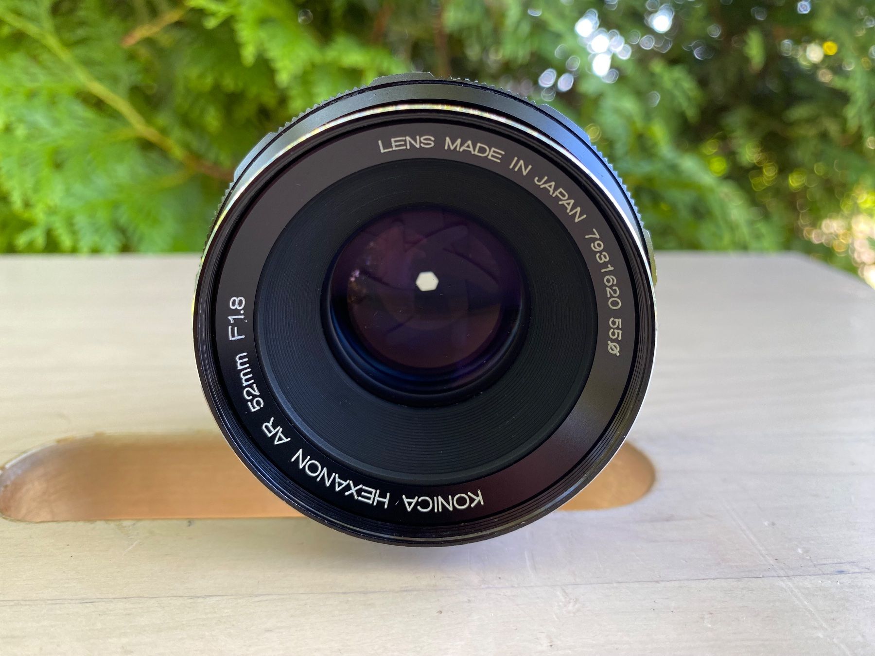 Konica Obiettivi: Konica Hexanon AR 52mm F1.8 Objektiv – Usato da Feldbach venduto da Olive1 2