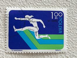 Sport Thema Briefmarke