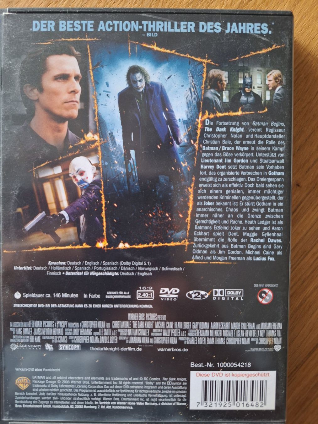Tutti i DVDs: DVD: The dark knight – Usato da Eiken venduto da Lashar 1