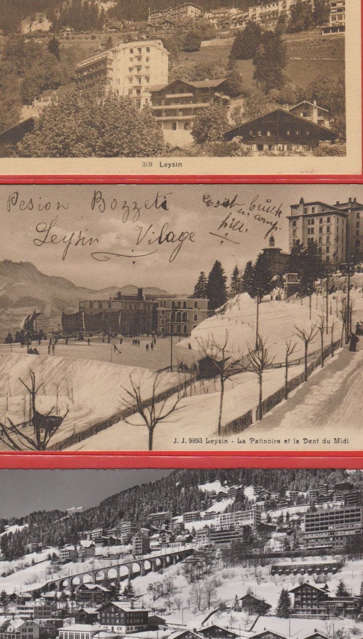 Ansichtskarten: Leysin  -  3 alte Ansichtskarten – Gebraucht aus Vitznau von Ropaku 1