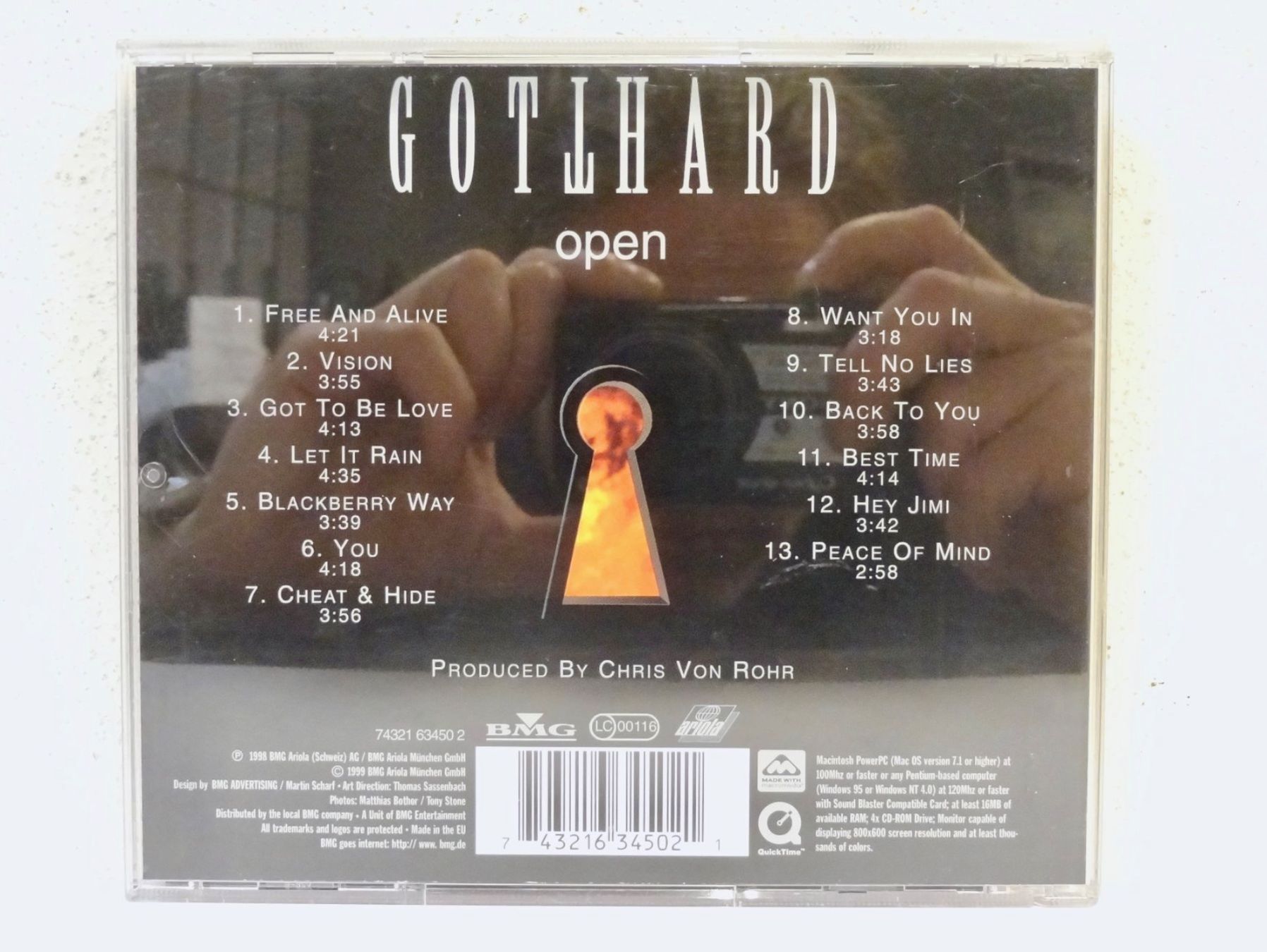 CDs: CD GOTTHARD / OPEN – Neu (gemäss Beschreibung) aus Kerzers von djstarsky73 1