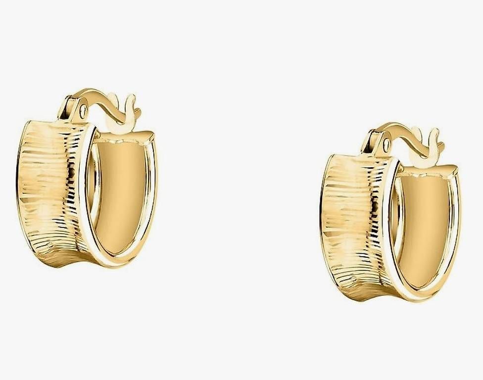 Orecchini pendenti & Orecchini a lobo: Creolen 375er Weißgold – Usato da Hemmental venduto da 18kGold 3