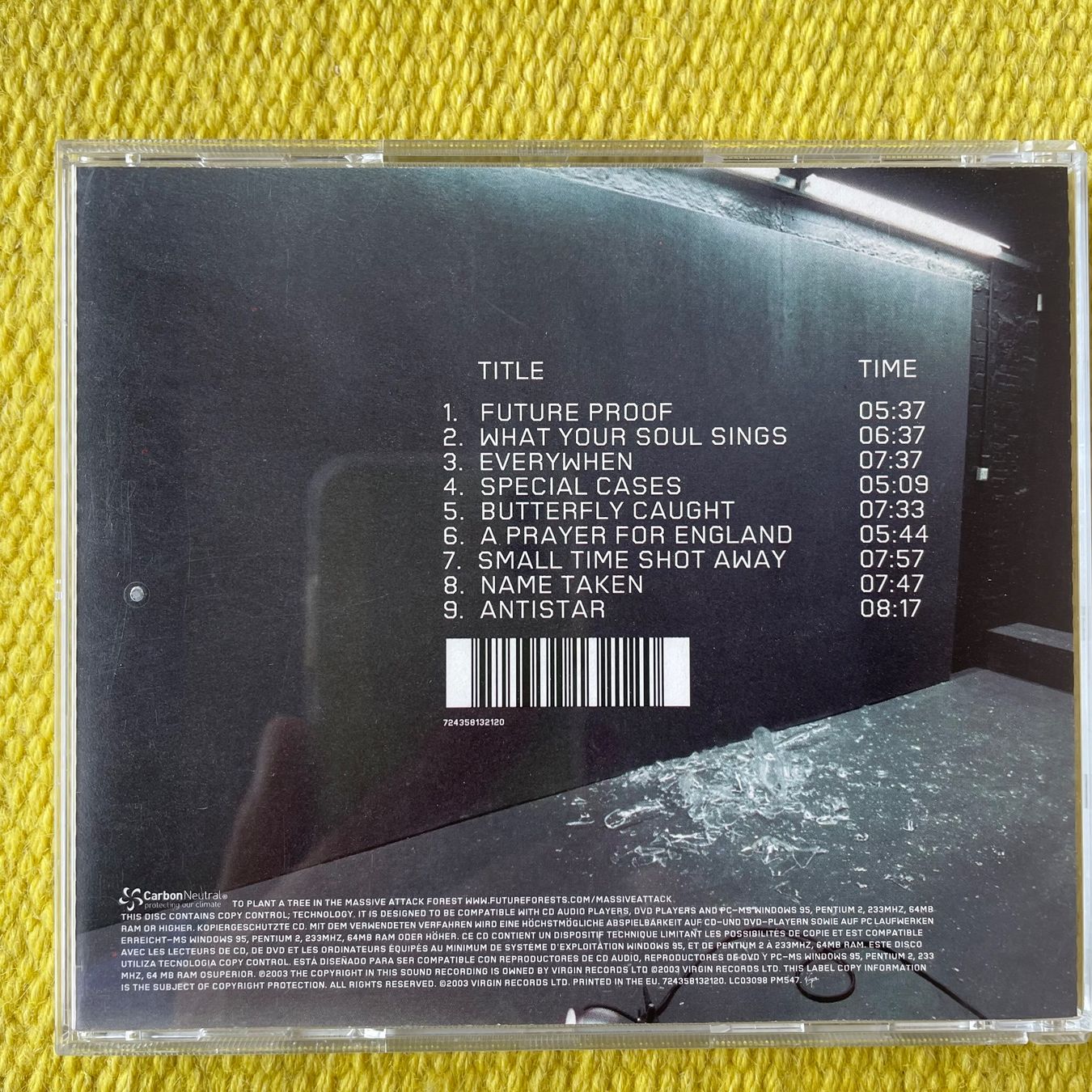 CD: MASSIVE ATTACK-100TH WINDOW – Usato da Rorschacherberg venduto da CD-Roli 1