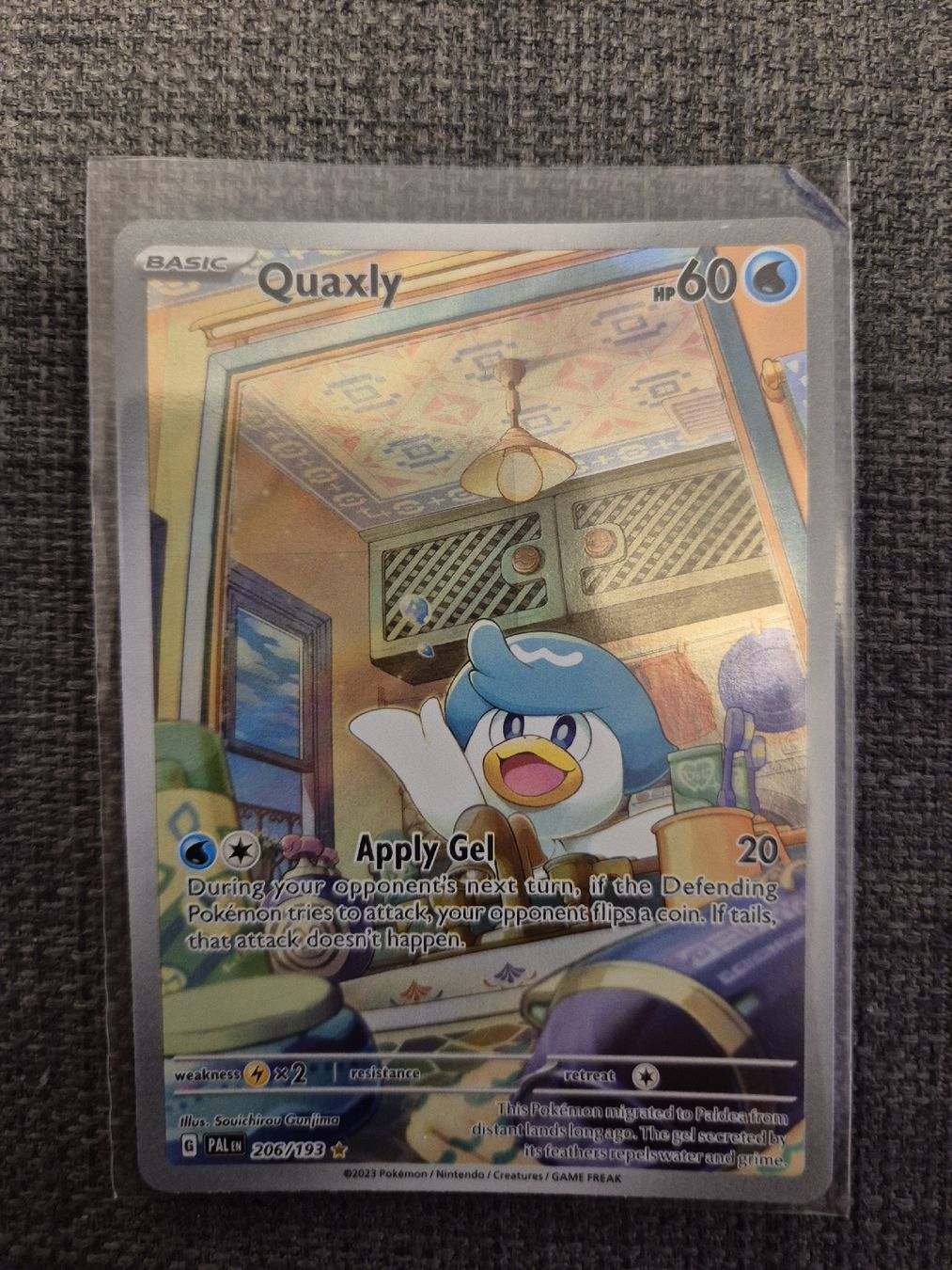 Pokémon Carte collezionabili: Quaxly 206/193 Paladea Evolved Illustration Rare Holo – Nuovo (secondo la descrizione) da Wetzikon ZH venduto da jas_c5d8