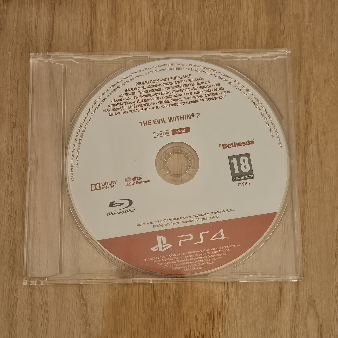 Sony Giochi: The Evil Within 2 - PS4 - Version PROMO – Usato da Delémont venduto da Max-VideoGames