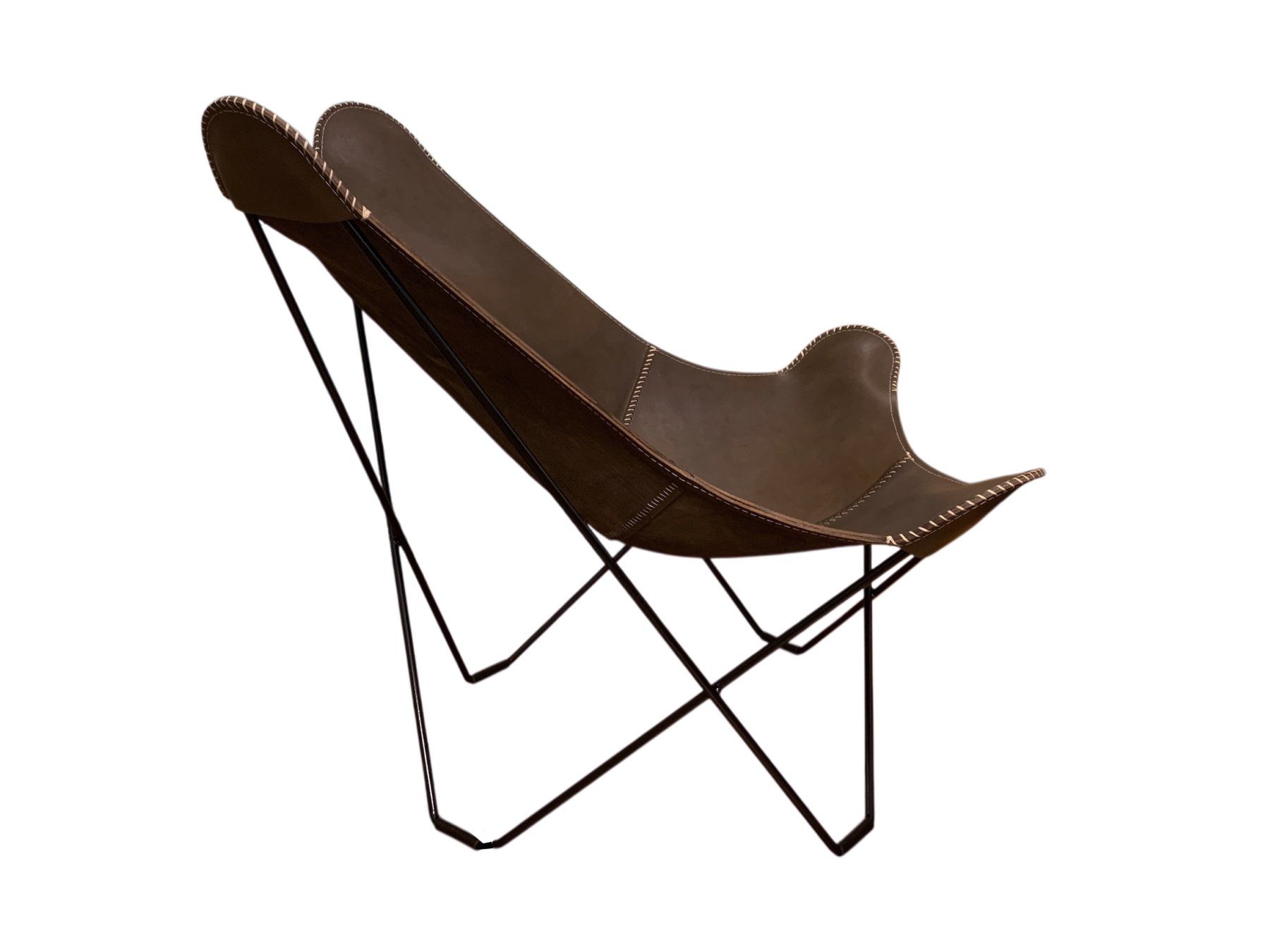 Poltrone: Poltrona Butterfly - BKF Marrone scuro – Nuovo e nell'imballaggio originale da Arbedo venduto da patagonialeatherrugs 1