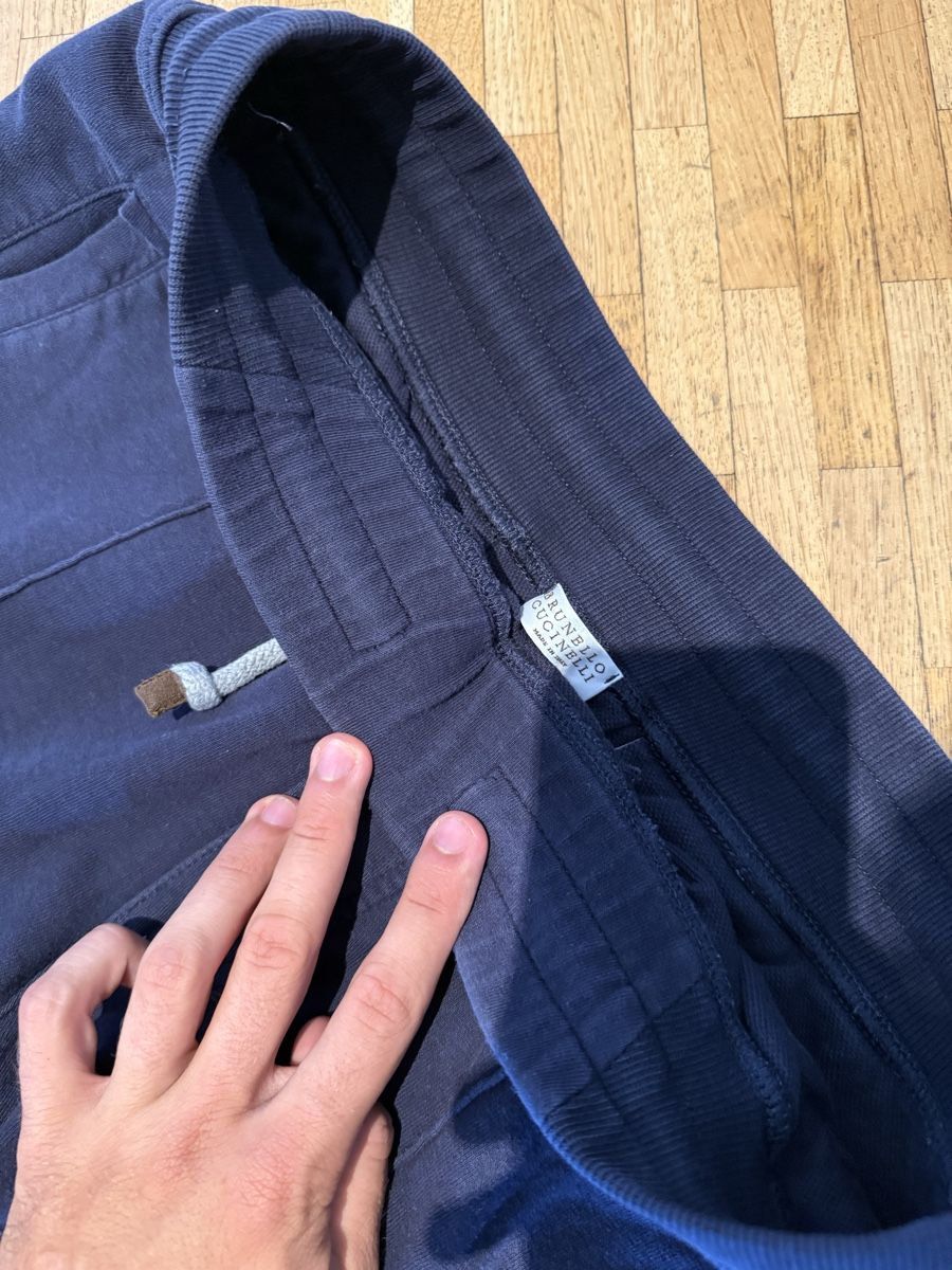 Brunello Cucinelli Hosen: Brunello Cucinelli Sweatpants Navy – Gebraucht aus Genève von SG_73 1