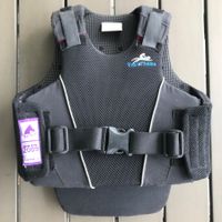 EQUI-THEME SICHERHEITSWESTE SCHWARZ, KINDER, GR M