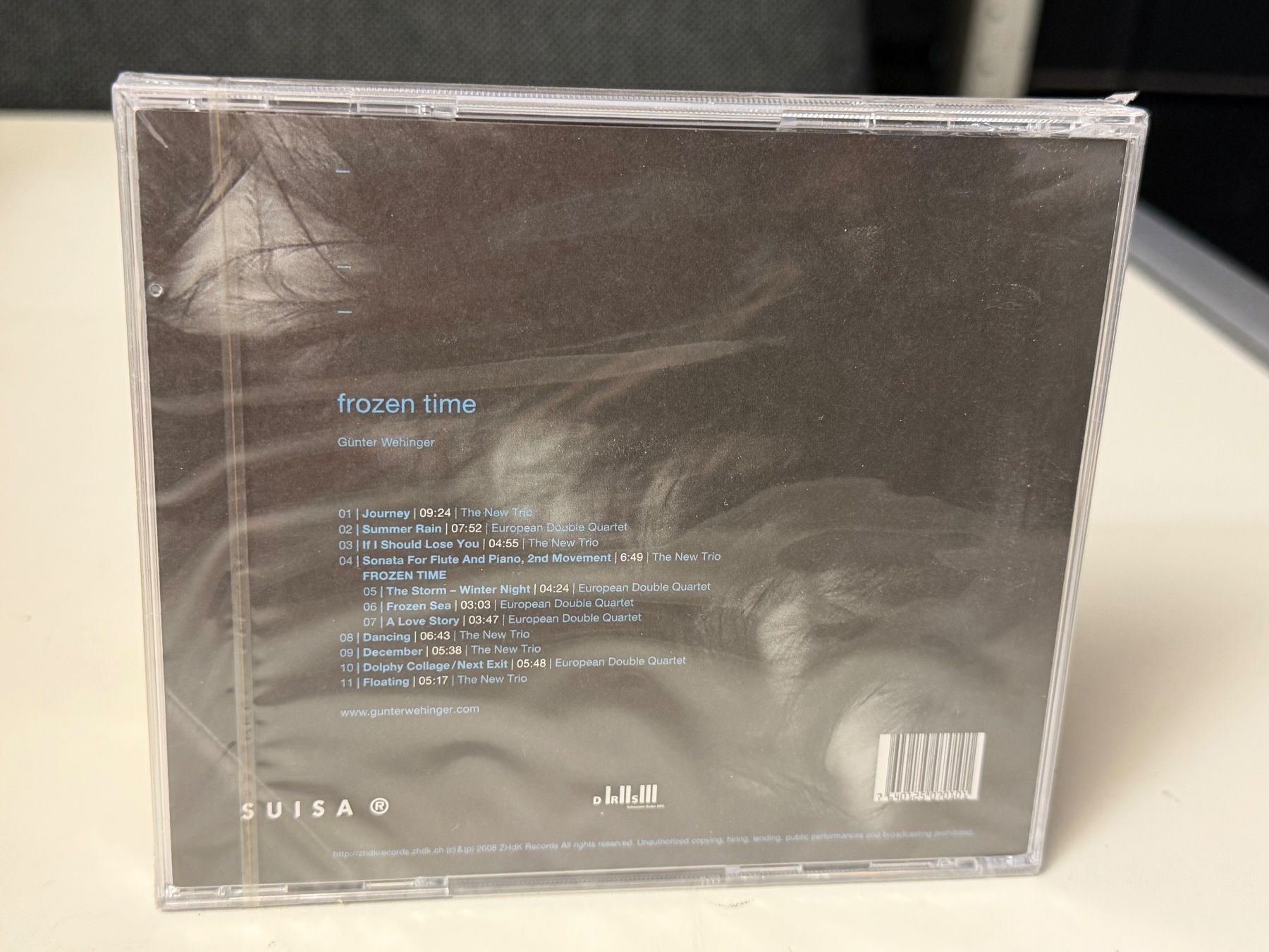 CD: Günter Wehinger - Frozen Time - ZHdK - HG41B – Nuovo e nell'imballaggio originale da Küsnacht ZH venduto da JazzRecords 1