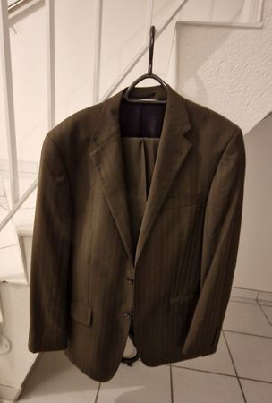 Anzug von Westbury Grösse 50 in Braun aus Schurwolle