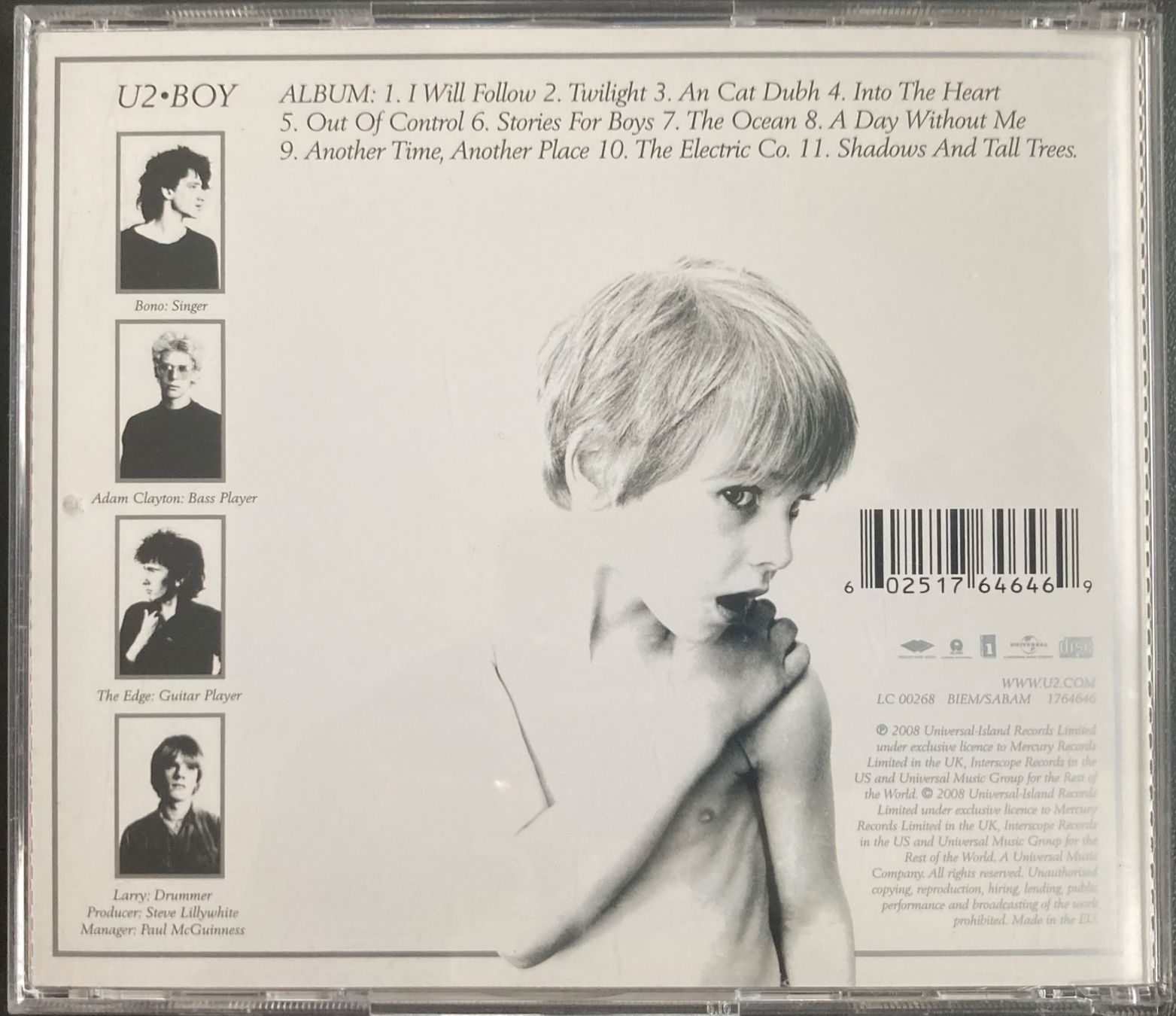 CDs: U2 - BOY – D'occasion à Poliez-Pittet par Newtown-Records 1