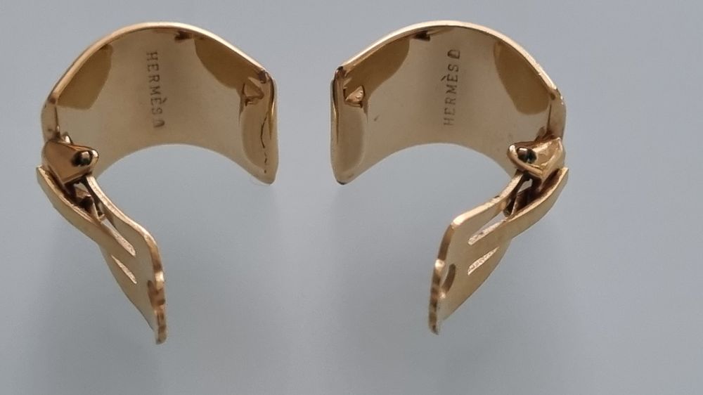 Hermès Orecchini pendenti & Orecchini a lobo: Boucles d'oreille clips Hermès vintage – Usato da Genève venduto da pao_8srw 4