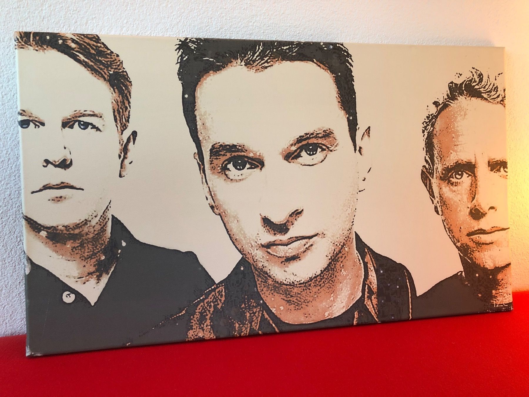 Tele & Cornici: DEPECHE MODE- Leinwand Einzelstück – Usato da Nassen venduto da run_7jjy